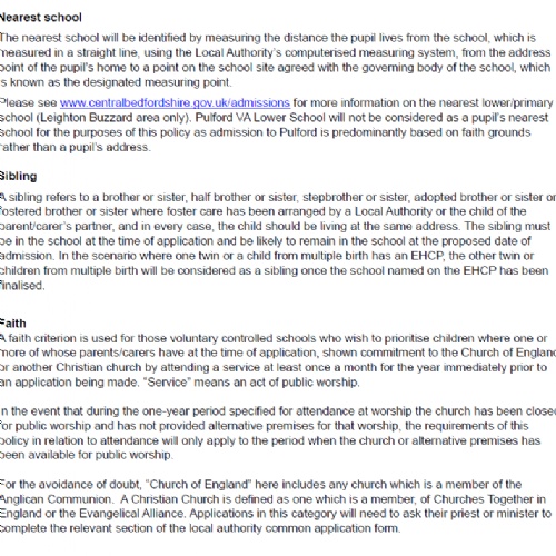 Marston Moreteyne VC School photo
